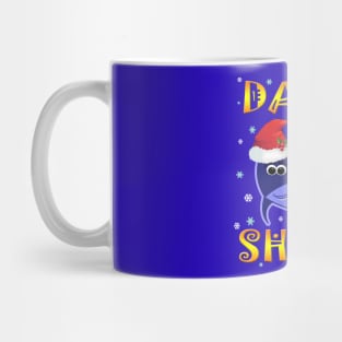 Christmas Daddy Shark Funny  Design Gift Idea Mug